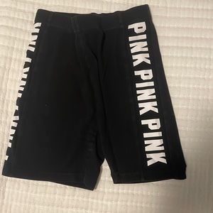 Pink biker shorts